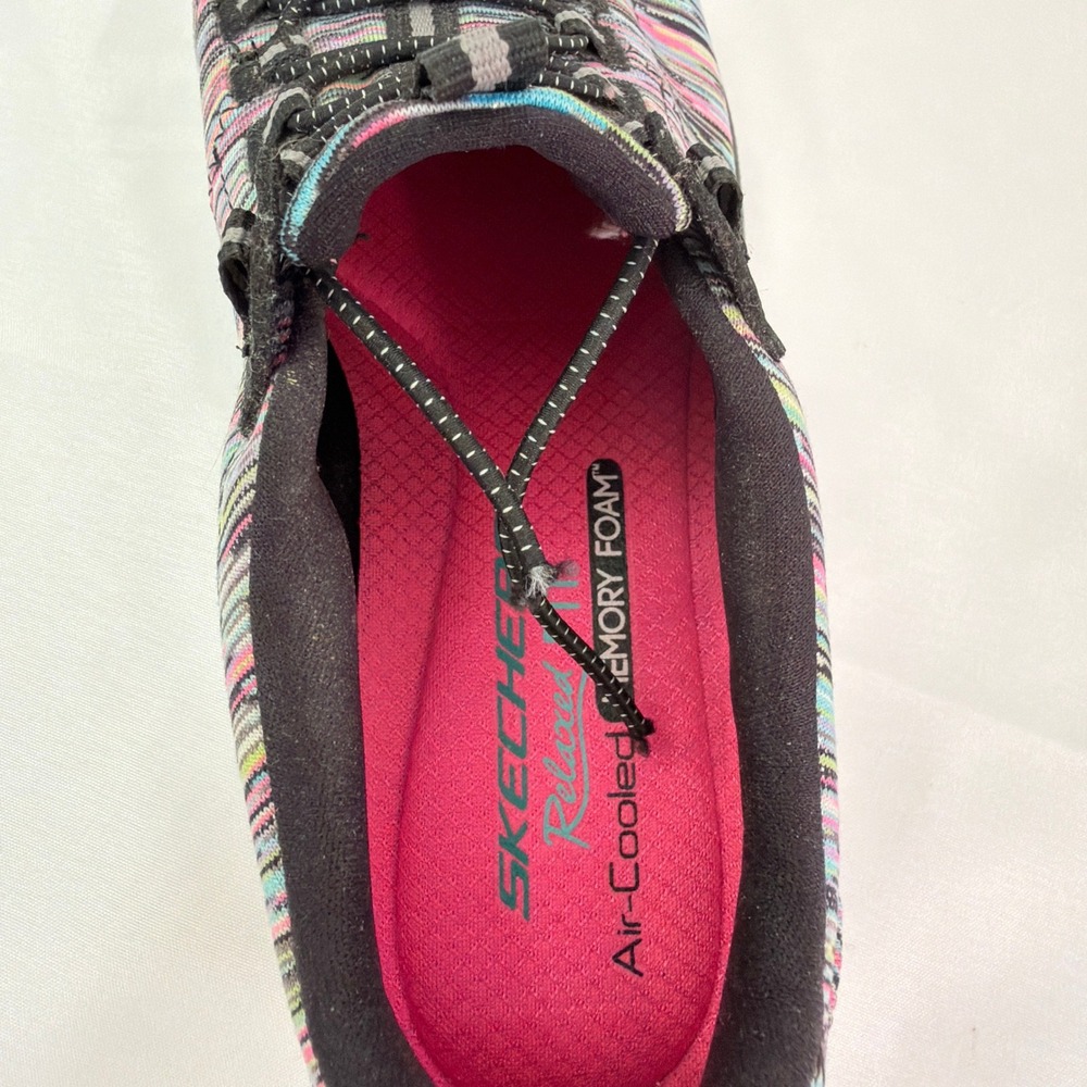 Skechers Flex Appeal 2.0 High Energy Multi Color Knit Bungee Sneakers Womens 5 - Picture 6 of 16